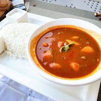 Veg curry  at Bait Al Luban in Muscat