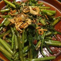 Water Spinach (they make it vegan if you ask) at Co Chin Chin Brasserie in Zurich