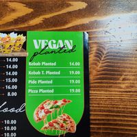Vegan menu at Moon Restaurant - Maybe closed in Zurich
