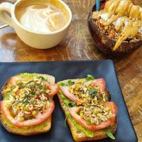 Our Breakfast : avo toast and choco loco bowl 🤤 at ONO in Puerto Vallarta