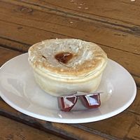 Chilli con carne pie  at Beechworth Bakery in Echuca