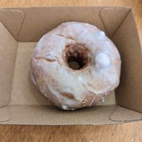 Glazed donut at Beechworth Bakery in Ballarat