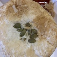 Thai curry pie  at Beechworth Bakery in Ballarat