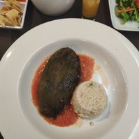 Vegan Stuffed Poblano Pepper #Veganuary at Las 3 Abuelas in Monterrey