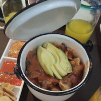 Vegan Chilaquiles #Veganuary at Las 3 Abuelas in Monterrey