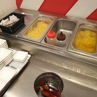 sides are self serve at Cow Tteokbokki  in Seoul