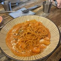Rosé Tteokbokki  at Cow Tteokbokki  in Seoul