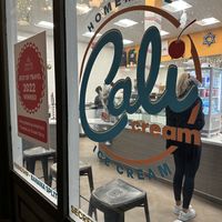 Open late  at Cali Cream in San Diego