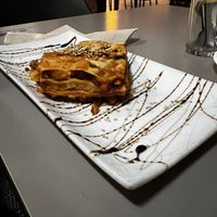 Vegan lasagna at El Cable Inglés in Almeria