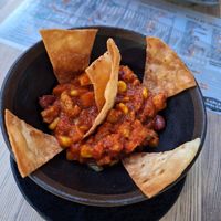 Chili vegano at El Cable Inglés in Almeria