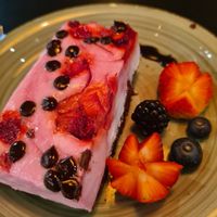 Strawberry cake at ama in Berlin