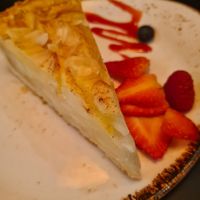 Apple cake at ama in Berlin