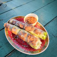 Fresh rolls with tofu sheets at Friendship Kitchen in Portland