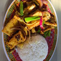 Shaken tofu at Friendship Kitchen in Portland