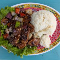 Faken Beef at Friendship Kitchen in Portland