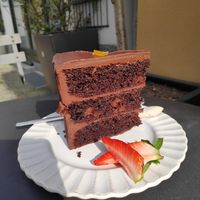 Chocolate cake at Sakura in Berlin