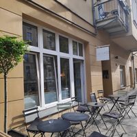 Café from outside at Sakura in Berlin