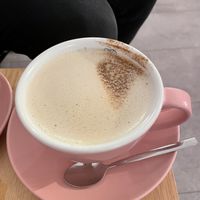Vegan chai latte (so so good!!!)   at Sakura in Berlin