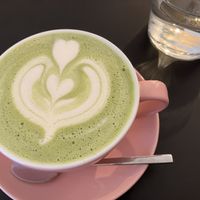 Matcha latte  at Sakura in Berlin