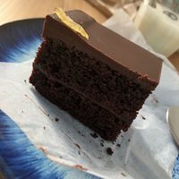 Chocolate cake with yuzu  at Sakura in Berlin