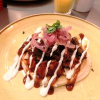 Vegan tacos pancake at Stack & Still in Edinburgh