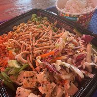 Get a side of rice for a full meal   at Disneyland - Aunt Cass Café in Anaheim