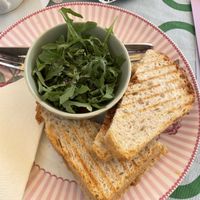 Vegan toast  at Omas Teekanne in Graz