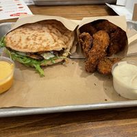 Shouk burger and shouk’n nuggets  at Shouk in Rockville