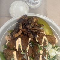 Schnitzl   at Shouk in Rockville