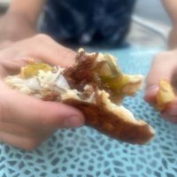 Sooo good we forgot to take the picture 😜  at Shouk in Rockville