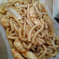 Vegan Tiger Prawn Udon at Wawin Vegan Chinese in York