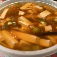 Hot and sour soup   at Wawin Vegan Chinese in York