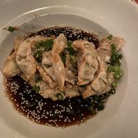 Vegan dumplings   at That Meetball Place in Farmingdale