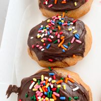 Donuts with chocolate icing   at The Mindful Table in Perrysburg