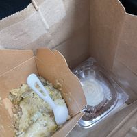 Artichoke enchiladas & cinnamon roll. Yum  at The Mindful Table in Perrysburg