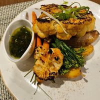 Cajun cauliflower steak at Mangata in Yulara