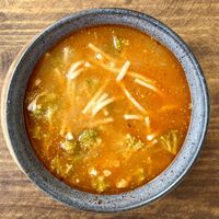 sopa del día   at Los Muchitos Comida Vegana in Oaxaca