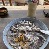Enfrijoladas  at Los Muchitos Comida Vegana in Oaxaca