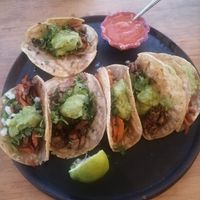  at Los Muchitos Comida Vegana in Oaxaca