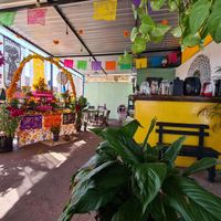 Venue at Los Muchitos Comida Vegana in Oaxaca