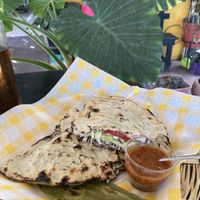   at Los Muchitos Comida Vegana in Oaxaca