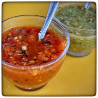   at Los Muchitos Comida Vegana in Oaxaca