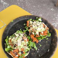  at Los Muchitos Comida Vegana in Oaxaca