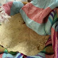 tortillas  at Los Muchitos Comida Vegana in Oaxaca