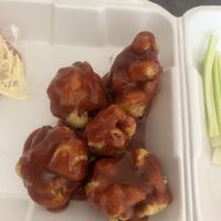 coliflor bbq para llevar   at Los Muchitos Comida Vegana in Oaxaca