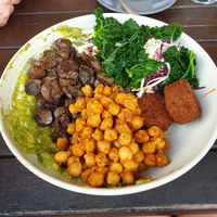 Vegan buddha bowl at Fresh Point Co in Parap