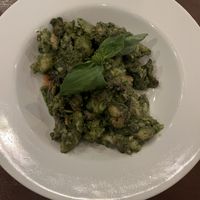 Unreal pesto gnocchi, could honestly eat this for breakfast, lunch and dinner   at Father Field Bistro in Semarapura