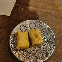 The vegan baklava at Za'atar in Utrecht