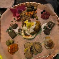 vegan mezze  at Za'atar in Utrecht