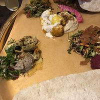 Vegan and vegetarian mezze for 2 persons   at Za'atar in Utrecht